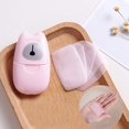 thumbnail image 4 of Soap Paper Sheet Soap Slice With Pink Storage Box Portable Disposable For Outdoor Cleaning Washing 2Packs Hand Disposable Soap Papers, 4 of 5