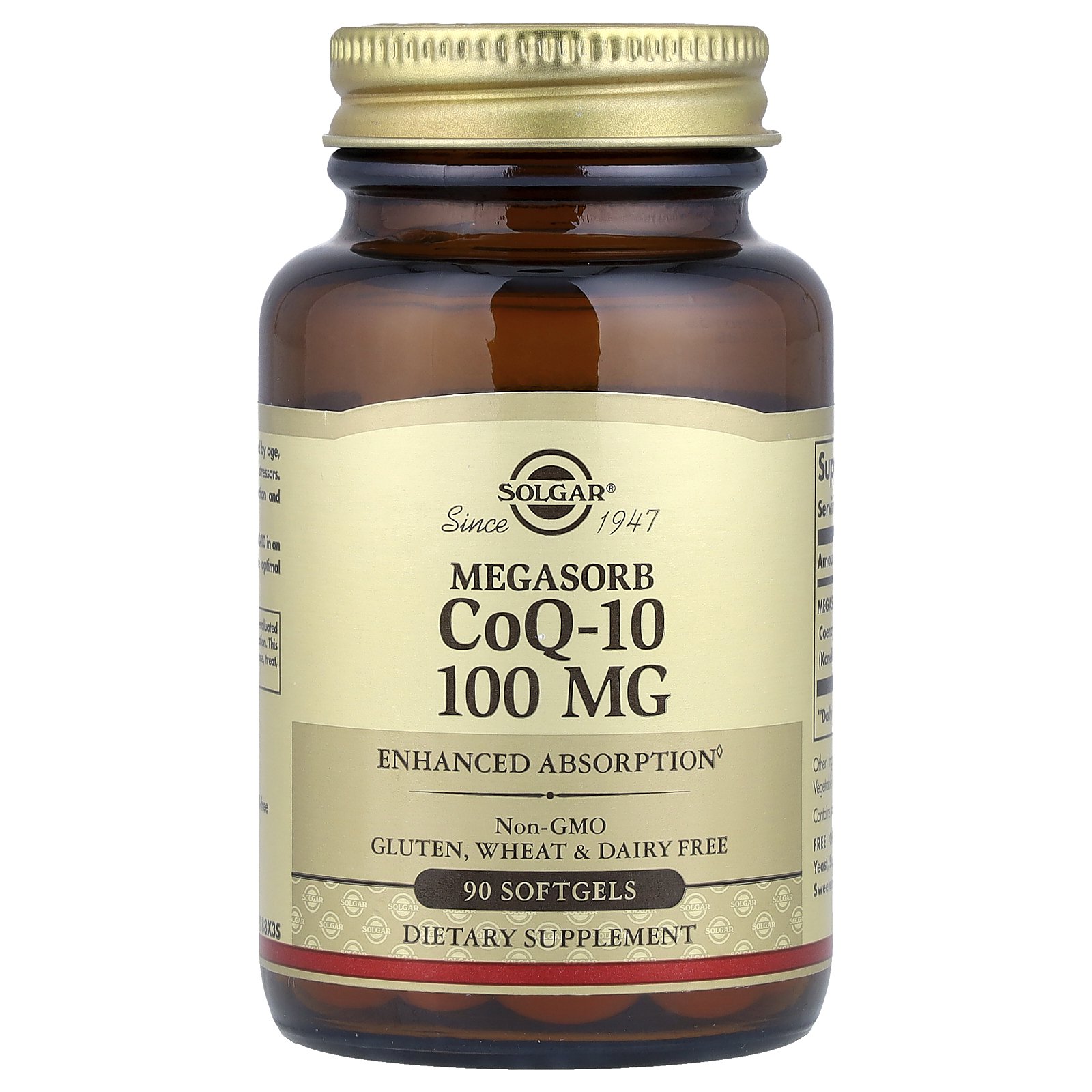 Solgar Megasorb CoQ-10 100 mg - 90 Softgels