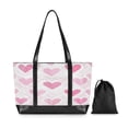 thumbnail image 7 of FORMRS Canvas Laptop Tote Bag for Women with 15.6" Computer Compartments Shoulder Handbag, Geometric Love, 7 of 7