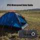 thumbnail image 5 of Equipo de radio Wind Up Radio solar Alarma SOS AM/FM Radio solar de emergencia Radio con manivela con batería recargable 4 modos Linterna Toma de auriculares Puerto USB para acampar al aire libre Send Abanopi Equipo de radio, 5 of 7