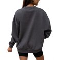 thumbnail image 4 of Women's Gameday Couture Charcoal Jackson State Tigers Premium Fleece Pullover Sweatshirt, 4 of 4