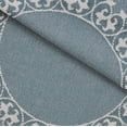 thumbnail image 3 of BNM Cotton Blend Floral Scroll Bedspread Set, Twin, Cerulean Blue, 3 of 5