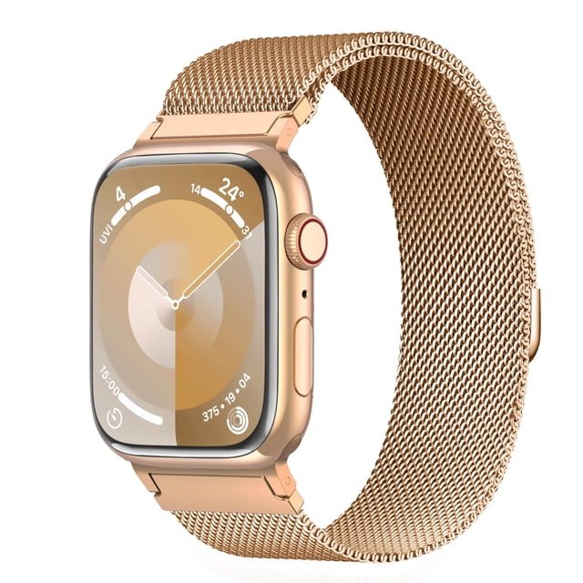 Correa de reloj WANLISS Metal Milanese Loop para Apple 38-49 mm