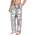 thumbnail image 3 of Big Hero 6 Baymax Pajama Pants Drawstring Elastic Waistband Loungewear Comfy Separate Bottoms Sleep PJ Pants for Men Women Large, 3 of 10
