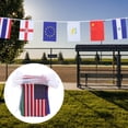 thumbnail image 3 of 1 Set Decorative Banner Banderas 100 países Banderas Nacionales Banner para la Copa Mundial, 3 of 4