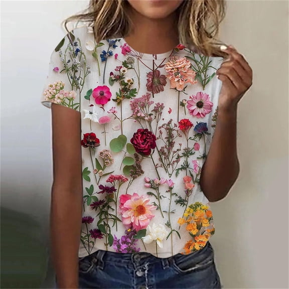 Basic Fitted Tees Plus Size Blouses for Women 4X-5X Plus Size Womens Shirts Trendy