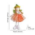thumbnail image 3 of Adorno de Muñeca Navideña | Muñeca Colgante de Tela Suave | Decoración Festiva Linda para Árbol de Navidad | Versátil para Coronas, Guirnaldas y Centros de Mesa | Ligero y Fácil de Colgar | 1 Pieza, 3 of 3