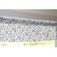 thumbnail image 3 of Cotton Window Valance Floral Paisley Bandanna Print 58 Inch Wide White, 3 of 4