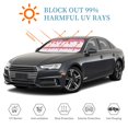 thumbnail image 6 of Kdxio Donut Print Windshield Sun Shade, Foldable Sun Blocker for Car,Truck,SUV Automotive Interior Sun Protection,Reflective Shade for Front Windshield(Medium), 6 of 7