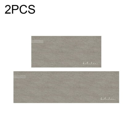 

2pcs Water Absorbing Modern Rug Multifunction Anti Fatigue Kitchen Mat