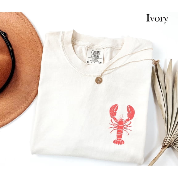 Vintage Lobster Shirt Coastal Nautical Ocean For Summer T-Shirt