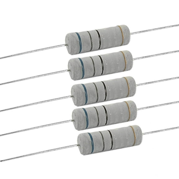 Unique Bargains 10 Pcs 5W 700V 68 Ohm Axial  Metal Oxide Film Resistors