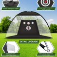 thumbnail image 4 of Golf Practice Net for Backyard Driving Chipping Home Golf Swing Training with Target /1 Golf Mat / 5 Golf Balls / 1 Golf Tee/Bag 3m practice net, 4 of 6