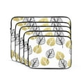 thumbnail image 2 of LNWH Gold Autumn Floral Glitter Leaf Pattern Laptop Sleeve, Notebook Computer Pocket Tablet Briefcase Carrying Bag, 10 inch Laptop Case, 2 of 8