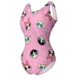 thumbnail image 5 of The Powerpuff Girls Womens Bathing Suits One Piece Swimsuits Cute Bikini Printed Swimwear Cover Up Dress XL, 5 of 7