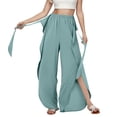 thumbnail image 1 of Gibobby pantalones jogger mujer Pantalones de yoga sueltos con cintura elástica y cintura alta para mujer Pantalones largos casuales (Verde, XL), 1 of 5