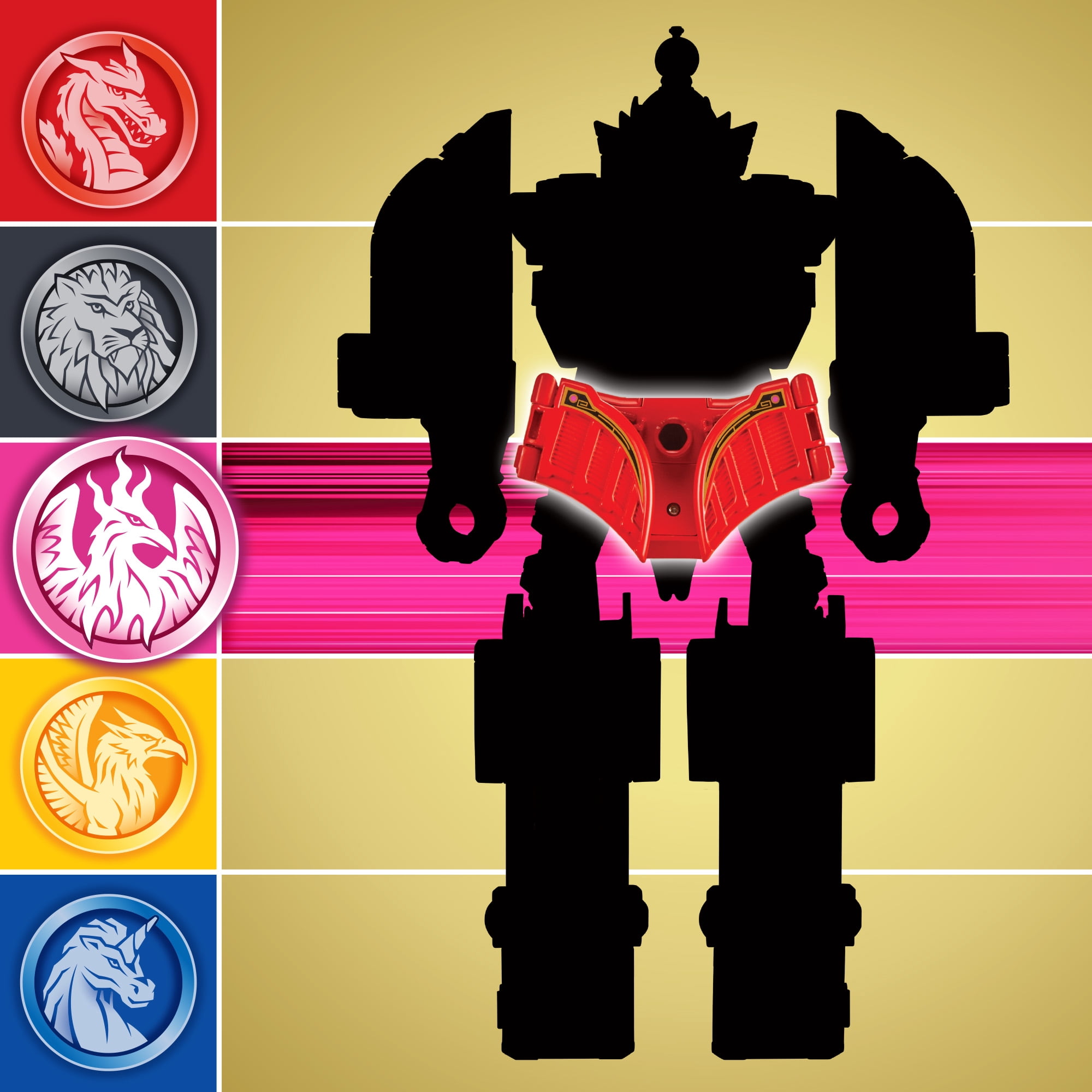 Mighty Morphin Power Rangers: Re-Ignition - Firebird Combinable Thunderzord S2