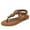 Brown, variant on Women's Bohemian Beaded Flat Sandals - Open-Toe T-Strap Roman Sandals with Elastic Back Strap