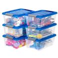 thumbnail image 3 of 6 Cajas Organizadoras Almacenamiento Plástico Apilable 12.2l, 3 of 4