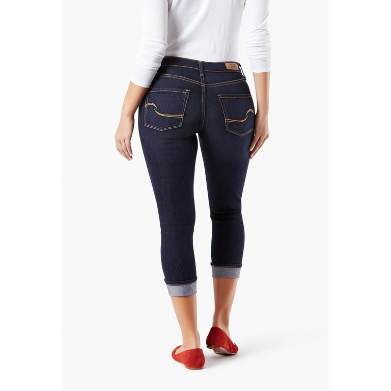 Signature by Levi Strauss & Co. Women's Modern Simply Stretch Capri Jeans 