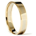 thumbnail image 1 of 14k White Yellow Gold 4mm Two Tone Wedding Band Ring, 1 of 1