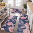 thumbnail image 2 of Pioneer Flower Floral Print Pattern Kitchen Rugs Sets Of 3,Kitchen Runner Rugs Non Skid Washable,Decorative Kitchen Floor Mats for Kitchen,Sink,Laundry,17"x30"+ 17"x47" + 17"x59", 2 of 6