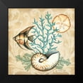 thumbnail image 2 of Wright, Sydney 20x20 Black Modern Framed Museum Art Print Titled - Sea Life IV, 2 of 5