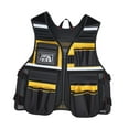 thumbnail image 2 of yotijay Reflective Work Vest with 14 Pockets Adjustable for Construction Comfortable, 2 of 9