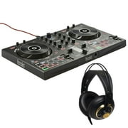 Hercules DJControl Inpulse 300 - DJ Controller System Bundle with AKG K240 Studio Pro Stereo Headphones