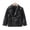 Black, variant on Godderr Kids Toddler Girls Leather Jacket Coats, Fall Winter Short Style Zipper Lapel Leather Outerwear With Pocket Baby Toddler Girls Faux Leather Moto Jacket, Sizes 2-6T