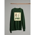 thumbnail image 3 of Garden Flora Vi Sweatshirt Women -Sydenham Edwards Designs, Female Small, 3 of 4