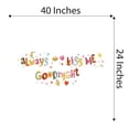 thumbnail image 4 of Children Always kiss me Goodnight Cute Family Wall Decal Decoration Goodnight Quotes Vinyl Wall Decal Lasts Years and Easily Removable - Size: 40 In(W) x 24 In(H), 4 of 5