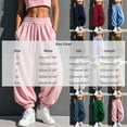 thumbnail image 4 of Gym Sweatpants Women Zaewscy Women Fashion Solid Casual Elastic Waist Long Sweatpants With Pockets Gray M, 4 of 9
