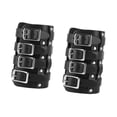 thumbnail image 4 of Guanteladas de pulseras Postreros de brazo de brazo medieval para senderismo Negro, 4 of 8