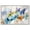 Silver Frame, variant on Fluttering Butterflies High-Gloss Frameless Acrylic Glass Wall Art Butterfly Wall by Art Remedy, Ready to Hang, 15 x 10