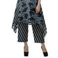 thumbnail image 5 of Moomaya Womens Kurti Kurta Pant Set Boat Neck Printed 2 Piece Dress Ethnic Wear, 5 of 6