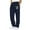 Navy, variant on Mens Sweatpants with Pockets Men St. Patrick's Day Print Fashion Drawstring Elastic Waist Solid Color Casual Sweat Length Pants Gray M