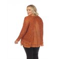 thumbnail image 3 of Simply Couture Women's Plus Size Lace Mixed Media Layer Tunic Sweater, 3 of 5