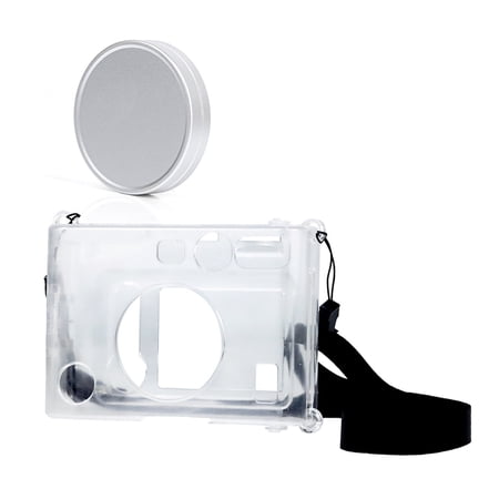 Aluminum Lens Cover 55mm Front Lens Caps for EVO Camera Lens Cover with Camera Case Protect Lens from Water and Dust