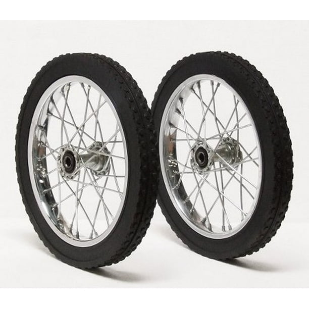 20 inch Heavy Duty Solid Rubber Cart Wheel Kit 800lb rating