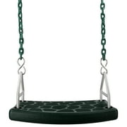 Swing Set Stuff Inc. Flat Seat (Red) with 5.5 ft. Coated Chain and SSS Logo Sticker