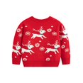 thumbnail image 3 of GYRATEDREAM Toddler Boys Long Sleeve Pullover Sweaters Ugly Christmas Sweater Kids Xmas Holiday Sweaters, 3 of 6