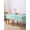 Aqua, variant on Marble Yellow Table Cloth, Modern Abstract Ink Painting Luxury Waterproof Tablecloth for Square Tables, Reusable Washable Fabric Table Cover for Restaurant Kitchen Dining Tables 54"x54"