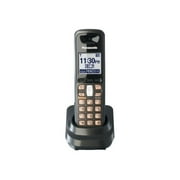 Angle View: Panasonic KX-TGA641T - Cordless extension handset with caller ID/call waiting - DECT 6.0 - black - for KX-FC266