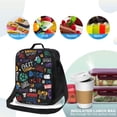 thumbnail image 4 of Fotbe Basketball Lonchera Bolsa de Almuerzo para Hombres y Mujeres, Lonchera de Gran Capacidad, Bolsa de Almuerzo Reutilizable, Bolsa Térmica Aislante, 4 of 7