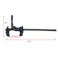 thumbnail image 2 of 33" Fence Stretcher, Heavy Duty Steel All-Purpose Splicer with Ratchet Design, Upgrded Wire Puller Barbed Wire Fence Stretcher Tools for Splicing and Stretching Fence Wire, Black, 2 of 7