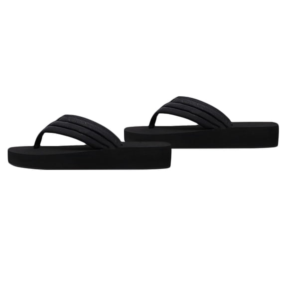 BESTYASH Women's 1 Pair Lightweight Black Foam Platform Beach Sandals Outdoor - Slippers