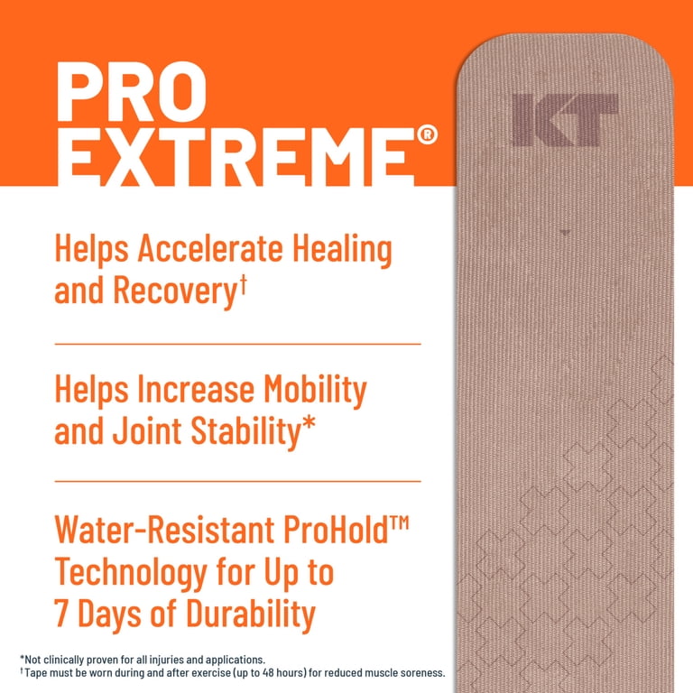 KT Tape Pro Extreme High Strength Kinesiology Tape, 20 Strips photo 6