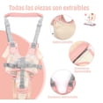 thumbnail image 4 of Arnés De Seguridad Para Caminar Respirable Bebes 8-24 Meses Modelo Rosa, 4 of 4