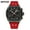 6266 black and red, variant on Men’s Barrel Shape Digital Sport Watch – Waterproof Multifunction Wristwatch with 3 Time Zones & Alarm